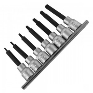 Jogo De Soquetes Torx Macho Longo 1/2 - 7 peças-  Waft Jogo De Soquetes Torx Macho Longo 1/2 - 7 peças-  Waft