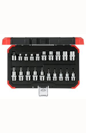 Jogo De Soquetes  com 20 Peças  Torx Macho e  Femea- Gedore Red Jogo De Soquetes  com 20 Peças  Torx Macho e  Femea- Gedore Red