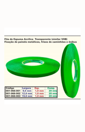 Fita Dupla Face 12mm X 20 Metros Saint Gobain - Fita Dupla Face 12mm X 20 Metros Saint Gobain 2