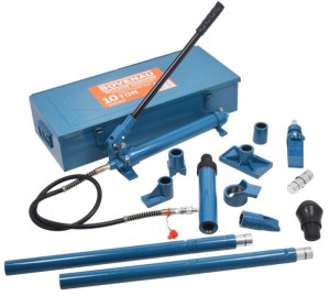 Esticador Hidráulico de 10 Toneladas  com 14 Peças - EH 10000- Bovenau -