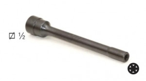 Chave Tipo Soquete  Extra longa Tork E8 para Parafusos do Alternador-CR ferramenta -