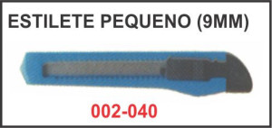 Estilete Estreito  Pequeno 9mm -