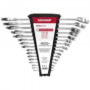 Jogo De Chave Combinada  Polegada 13 Peças - Gedore Red - 