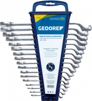Jogo De Chave Combinada  6-22mm 11 Peças GEDORE -