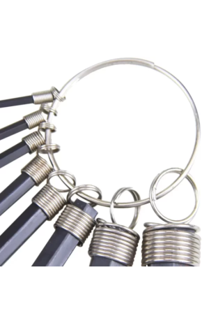 Jogo de Chave Allen Tipo Chaveiro 10 Peças- EDA 3LN - Jogo de Chave Allen Tipo Chaveiro 10 Peças- EDA 3LN 2