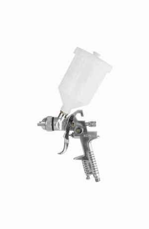 Pistola Alta Eficiência com Caneca Plastico - H.V.L.P  Bico 1.7 - STEULA -BC 75-17