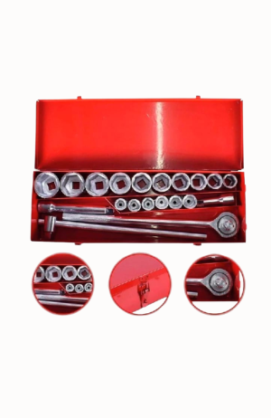 Jogo de Soquete Sextavado 3/4