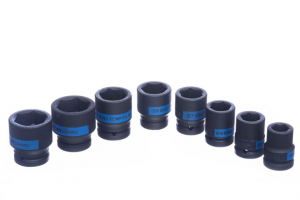 Jogo de Soquete de Impacto Curto Encaixe 3/4