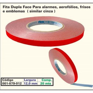 Fita Dupla Face Cinza 12 x20 c/ Fita Amarela - 001-079-012 (1)