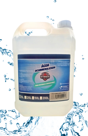 Água Desmineralizada para Baterias e Radiadores  5 Litros- Gitanes - Água Desmineralizada para Baterias e Radiadores 5 Litros- Gitanes 2