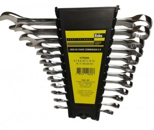 Jogo De Chave Combinada 6 a 22mm  12 Peças -  Eda 8 AX -