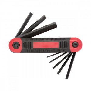 Jogo de Chave L Perfil Allen Tipo Canivete 8 Peças- EDA 9JD