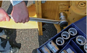 Catraca Reversível Encaixe de 3/4