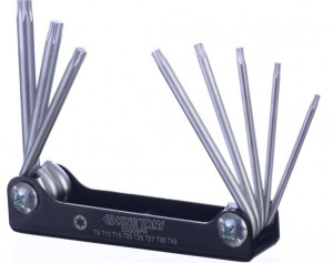 Jogo de Chave  Torx Tipo Canivete 8 Peças- King Tony Jogo de Chave  Torx Tipo Canivete 8 Peças- King Tony