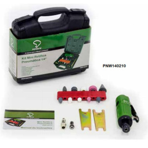 Kit  Retifica Pneumatico Potente  Com 16 Peças - PNW140210 -