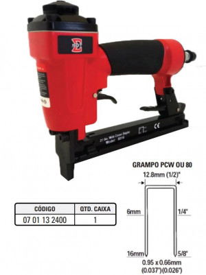 Grampeador  Pneumático  80/16 - Sigma sgt 1324 - 