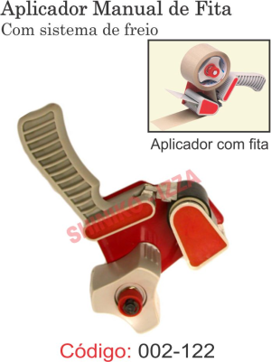 Aplicador Manual de Fita Adesiva com Sistema de Freio - Aplicador Manual de Fita Adesiva com Sistema de Freio 1
