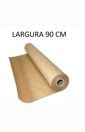 Papel Semi- Kraft para Mascaramento 90 cm- 2,5 kg-  KIT COM 4 ROLOS - SK - Papel Semi- Kraft para Mascaramento 90 cm- 2,5 kg- KIT COM 4 ROLOS - SK 2