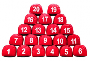 Kit Prisma com Imã e Porta Chave Vermelho 10 Peças