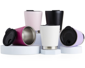 Copo Parede Dupla de inox 300 ml