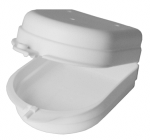 Porta aparelho ortodôntico branco Porta aparelho ortodôntico branco