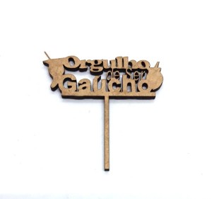 Enfeite de chimarrão em MDF