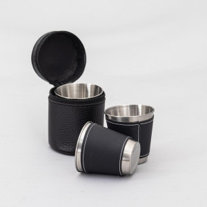 Kit Copo Inox 50ml 4 Peças Kit Copo Inox 50ml 4 Peças