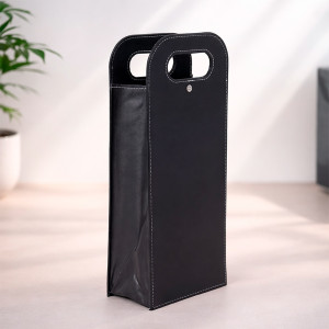 Porta-Vinho Duplo Couro Sintético