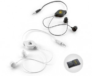 Fone de ouvido retrátil Fone de ouvido retrátil