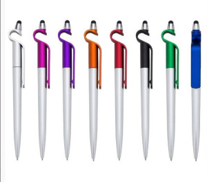 Caneta Plástica Touch com Suporte Caneta Plástica Touch com Suporte