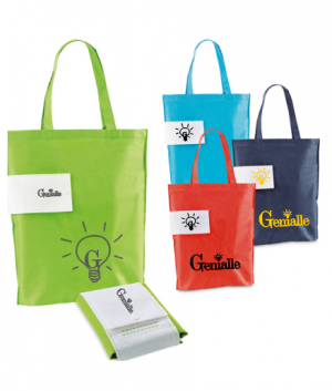 Sacola dobrável em TNT Sacola dobrável em TNT