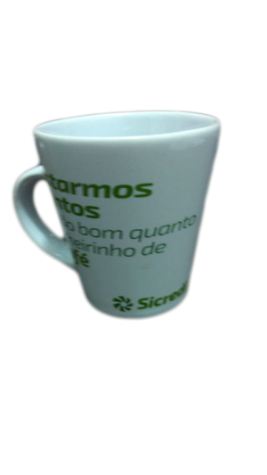 Caneca de porcelana tulipa