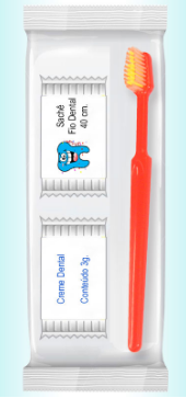 Kit descartável para higiene bucal Kit descartável para higiene bucal