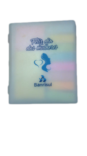 Kit post-it estojo plástico