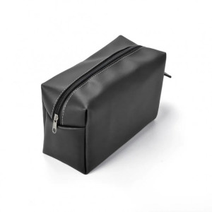 Necessaire de Couro Sintético e Nylon Necessaire de Couro Sintético e Nylon