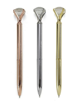 Caneta Metal Diamante Caneta Metal Diamante