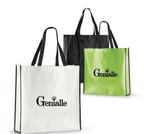 Sacola em TNT laminado 42x28x15cm