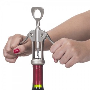 Saca rolhas de metal fosco Saca rolhas de metal fosco