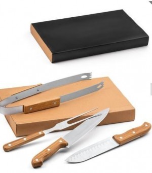 Kit churrasco 4 peças