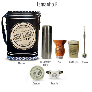 Kit Gaúcho para Chimarrão 7 peças- Tamanho Pequeno