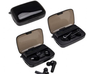 Fone de Ouvido Bluetooth com Case Carregador