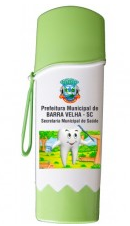 Estojo rígido para escova e creme dental Estojo rígido para escova e creme dental