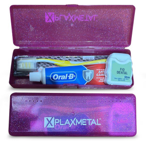 Kit Higiene Bucal com Estojo Personalizado