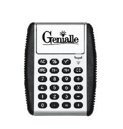 Calculadora plástica com bordas emborrachadas