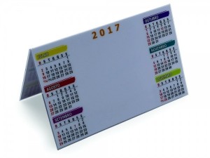 Calendário plástico de mesa Calendário plástico de mesa