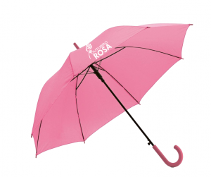 Guarda-chuva em poliéster 190T com pega revestida a borracha e abertura automática. ø1040 x 830 mm
