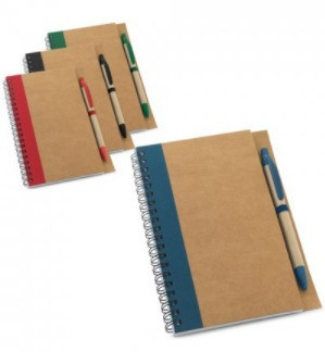 Caderno Espiral c/ Caneta Caderno Espiral c/ Caneta