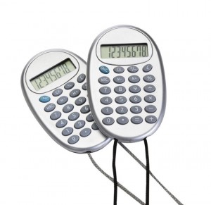 CALCULADORA PLÁSTICA OVAL