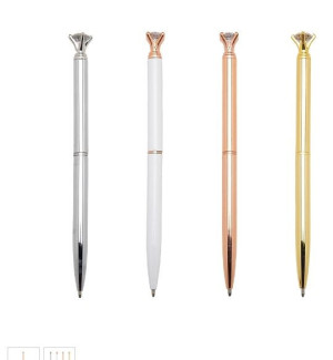 Caneta Metal Diamante Caneta Metal Diamante