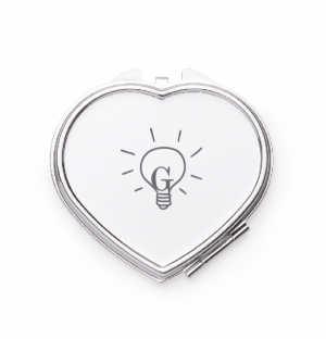 Espelho duplo de bolso com aumento Espelho duplo de bolso com aumento